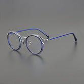 Hamo Vintage Round Glasses Frame Round Frames Southood Blue